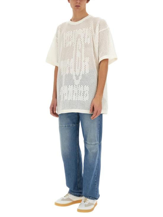  MM6 메종마르지엘라 반팔 티셔츠 SH2HL0010 M13013101 BLACK - MM6 MAISON MARGIELA