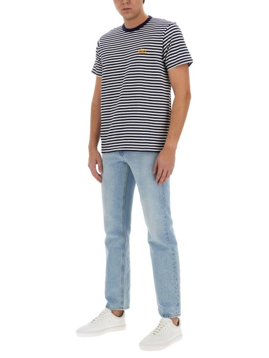  울리치 반팔 티셔츠 CFWOTE0121MR UT368731010 BLUE - WOOLRICH