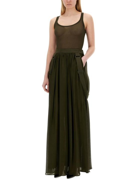 26FW 막스마라 바리스타 실크 리브 탱크탑 2411361043600 151005 GREEN - MAX MARA