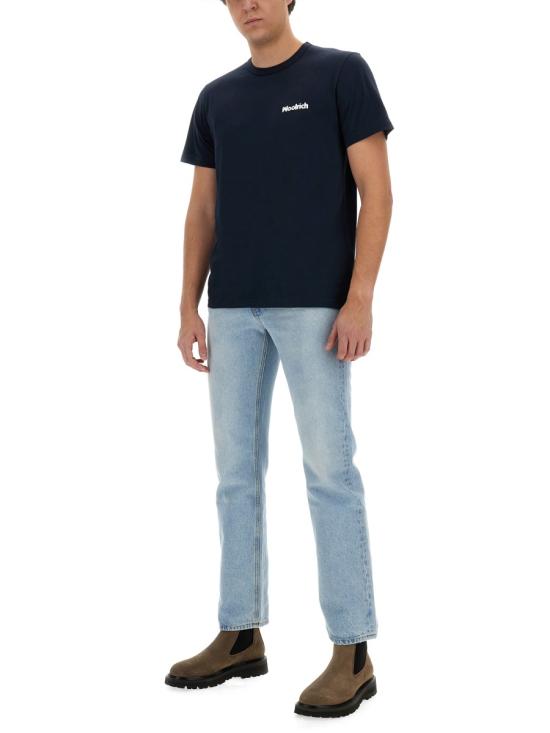  울리치 반팔 티셔츠 CFWOTE0120MR UT29263989 BLUE - WOOLRICH
