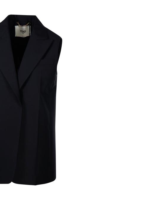 25FW 펜디 베스트 FT5990 S9AF0GME BLACK - FENDI