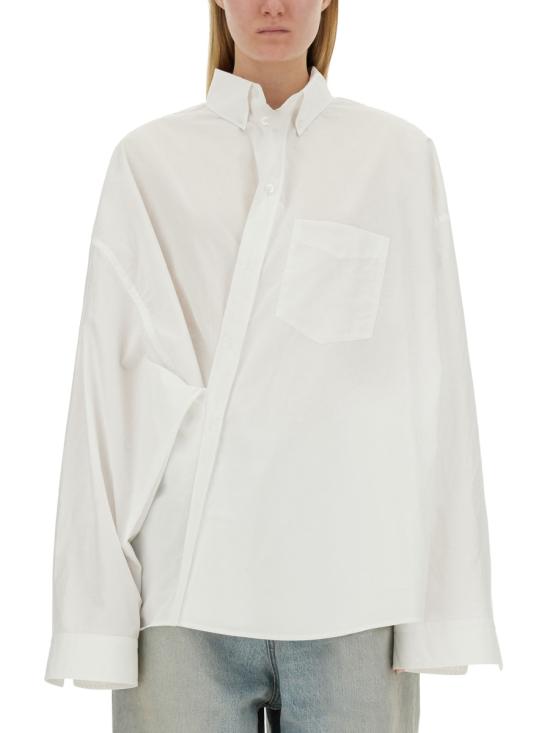 26FW 발렌시아가 블라우스 790872 TNM609000 WHITE