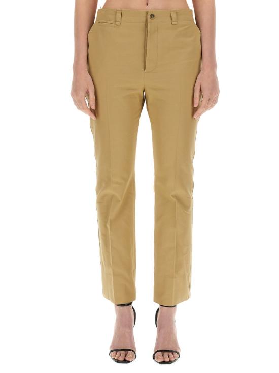 26FW 생로랑 코튼 드릴 스트레이트 레그 팬츠 786680 Y1A622965 BEIGE