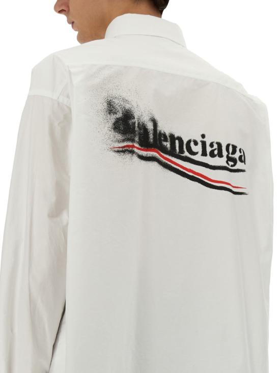  발렌시아가 긴팔 셔츠 790731 TNM609000 WHITE - BALENCIAGA
