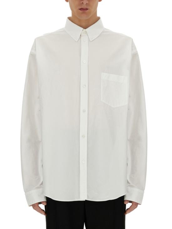  발렌시아가 긴팔 셔츠 790731 TNM609000 WHITE