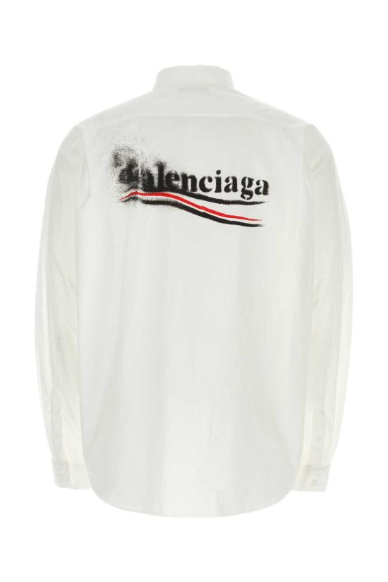  발렌시아가 긴팔 셔츠 790731 TNM609000 WHITE - BALENCIAGA