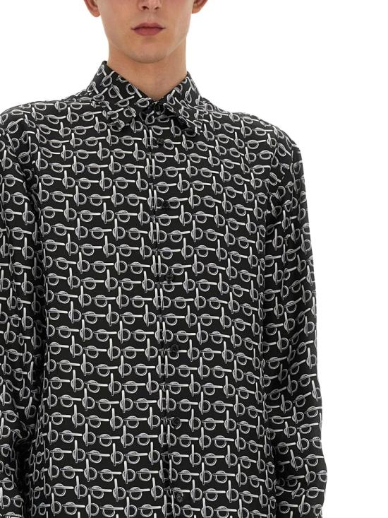  버버리 긴팔 셔츠 8087852 B9593 BLACK - BURBERRY