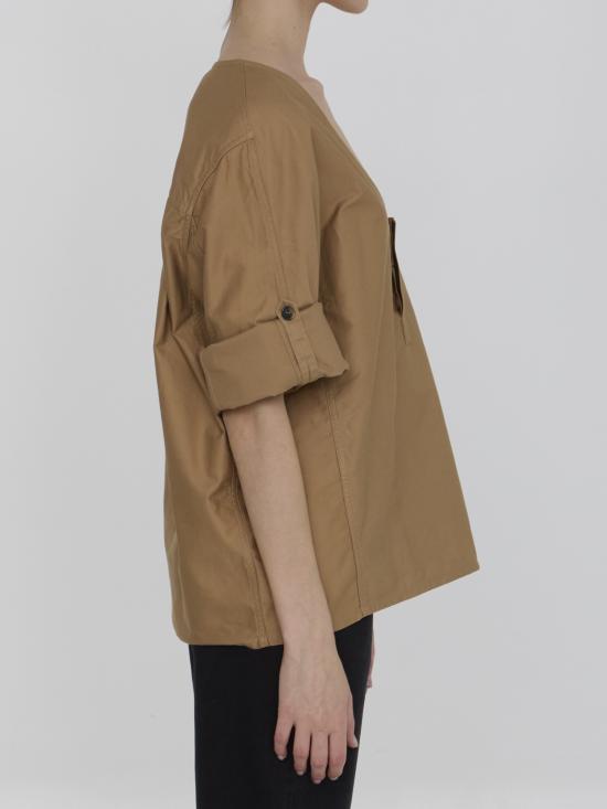 26SS 생로랑 블라우스 790080 Y7I172495 BEIGE - SAINT LAURENT