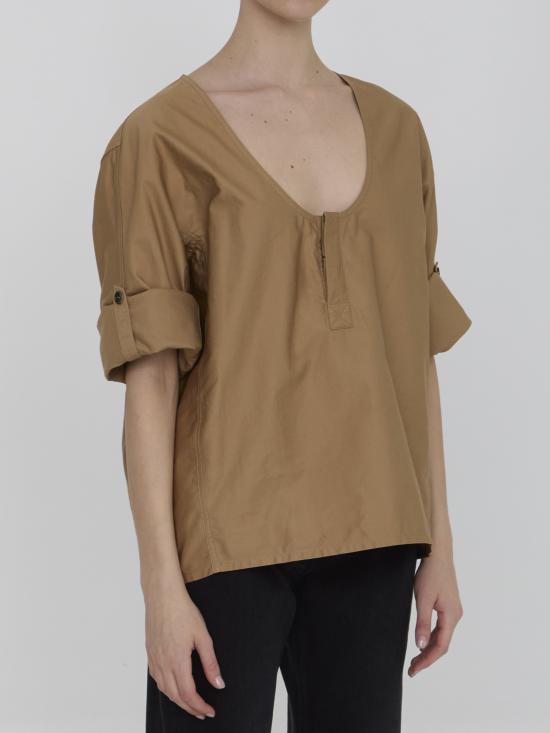 26SS 생로랑 블라우스 790080 Y7I172495 BEIGE - SAINT LAURENT