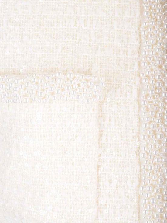  셀프 포트레이트 부클 펄 트리밍 자켓 RS25164JCCREAM White - SELF PORTRAIT