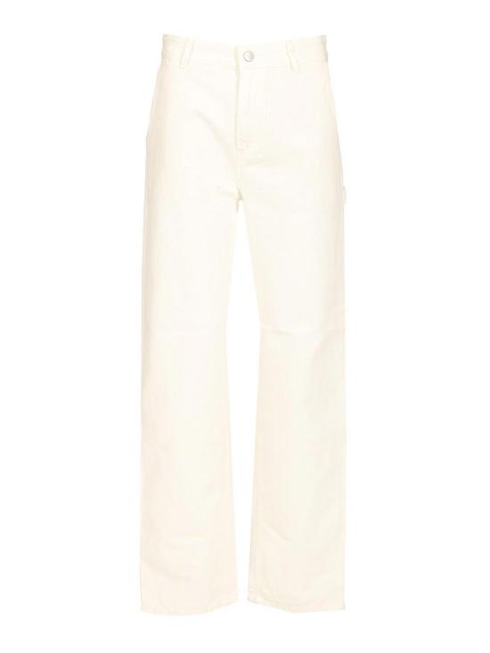 26SS 칼하트 스트레이트 팬츠 I032966D602 White