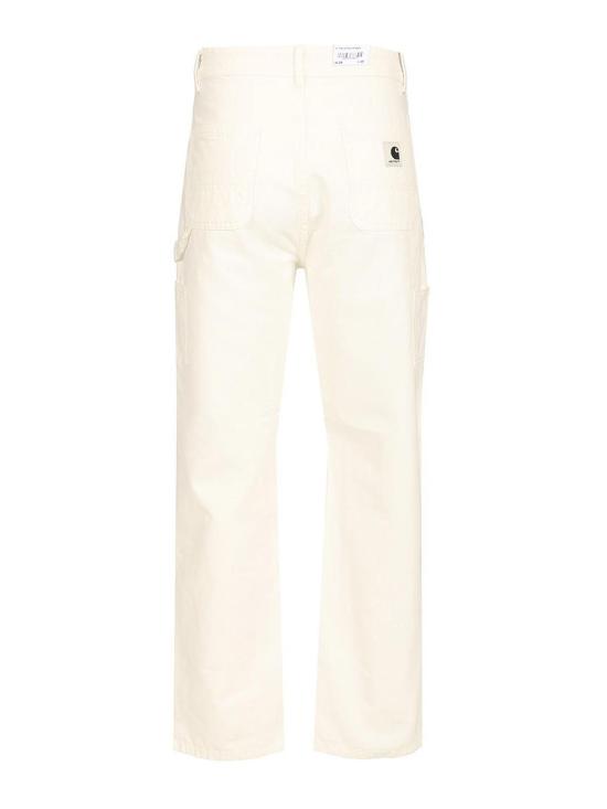 26SS 칼하트 스트레이트 팬츠 I032966D602 White - CARHARTT