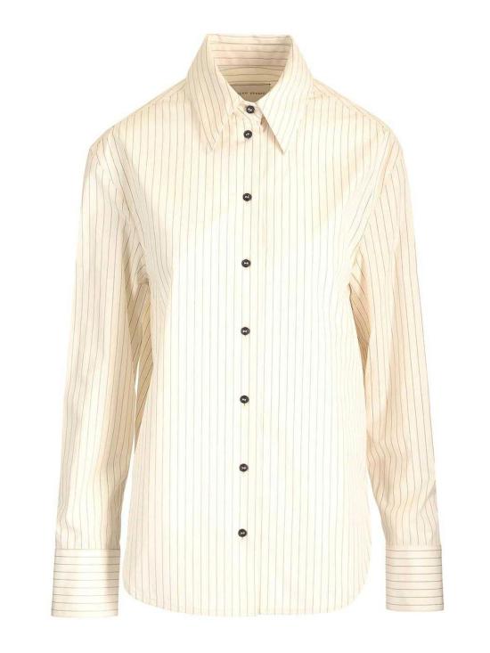  루루 스튜디오 셔츠 ALIMSTRIPESIVORYBLACKSTRIPES White