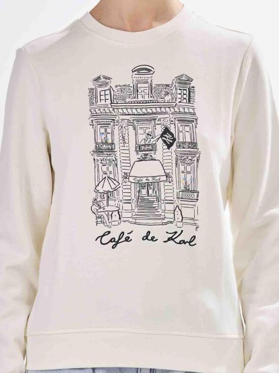 25SS 칼라거펠트 스웨터 A2W20057B89 Cream - KARL LAGERFELD