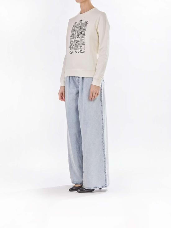 25SS 칼라거펠트 스웨터 A2W20057B89 Cream - KARL LAGERFELD