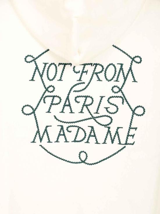 25FW 드롤드무슈 후드 티셔츠 HHO183CO127OW White - DROLE DE MONSIEUR