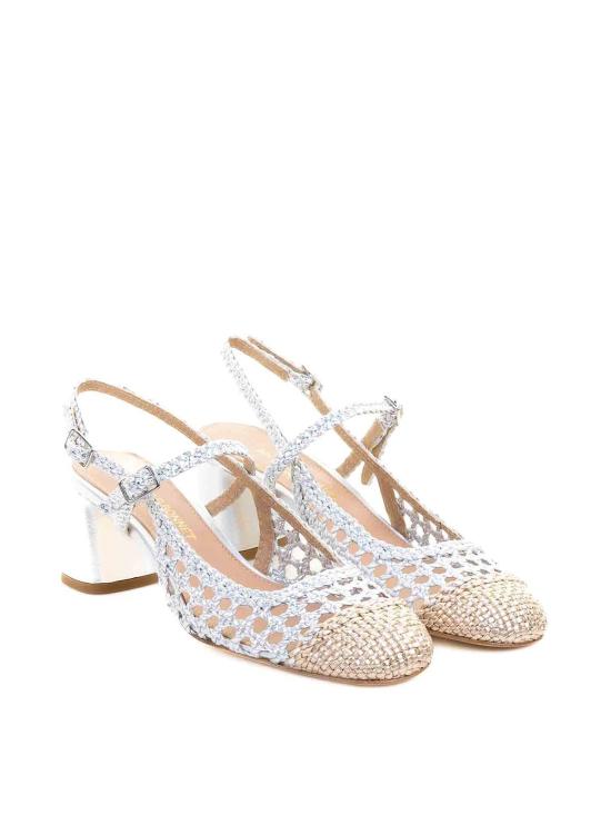 25SS 썅딸 힐/펌프스 2625INTRECCIOSATINARGENTOFONDOT Silver - CHANTAL