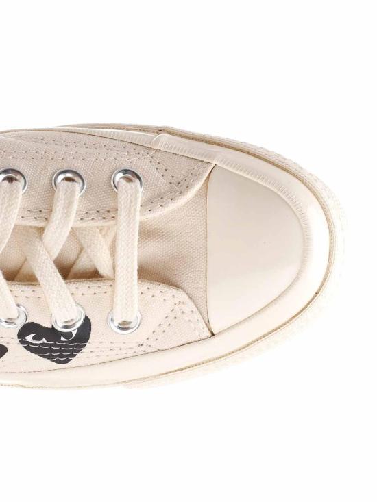  꼼데가르송 꼼데가르송 x 컨버스 로우 스니커즈 AZK1260012WHITE - COMME DES GARCONS