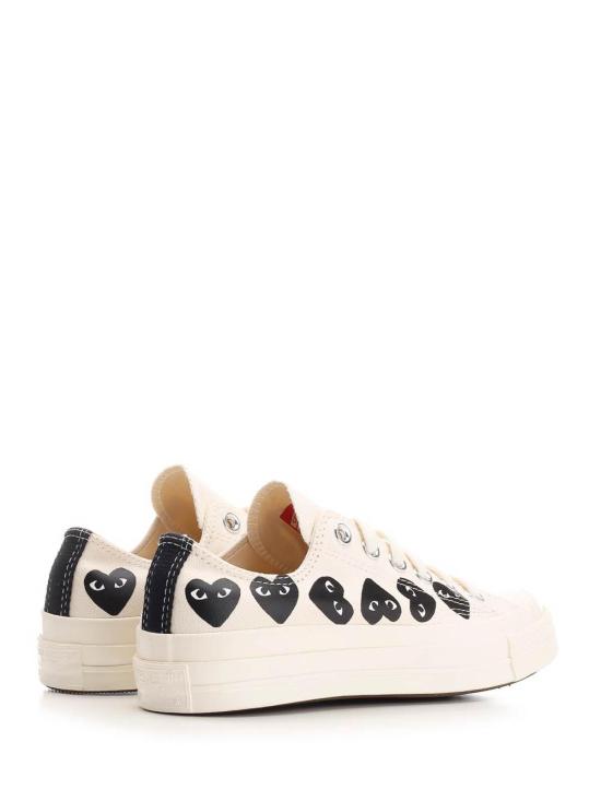  꼼데가르송 꼼데가르송 x 컨버스 로우 스니커즈 AZK1260012WHITE - COMME DES GARCONS