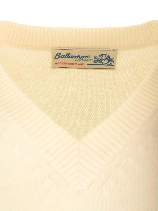  발렌타인 스웨터 B2P0017K0A898198 White - BALLANTYNE