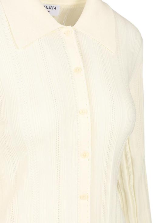 25SS 필리파 케이 스웨터 310840178 White - FILIPPA K