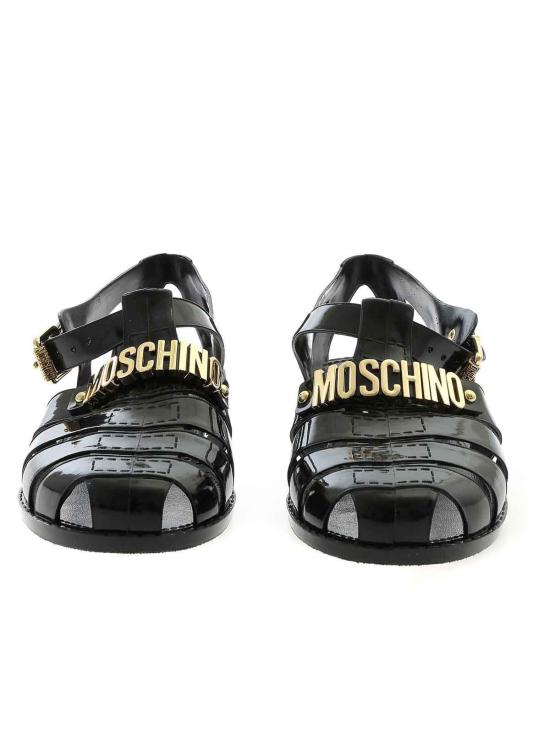  모스키노 샌들 MB16501G0MG20 Black - MOSCHINO