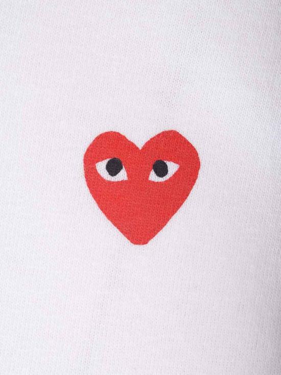 25FW 꼼데가르송 반팔 티셔츠 AXT3370513 White - COMME DES GARCONS