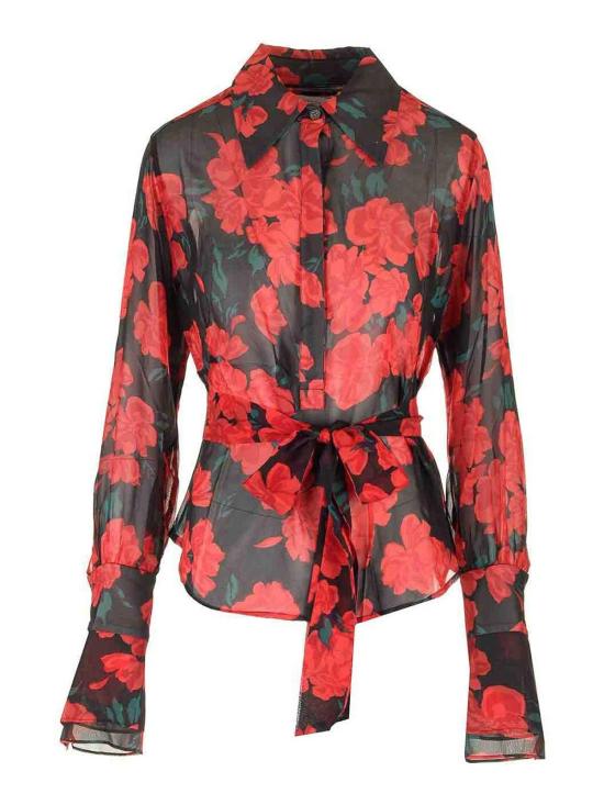 25FW 이큅먼트 셔츠 T0168A0130TRUEBLACKMULTI Red