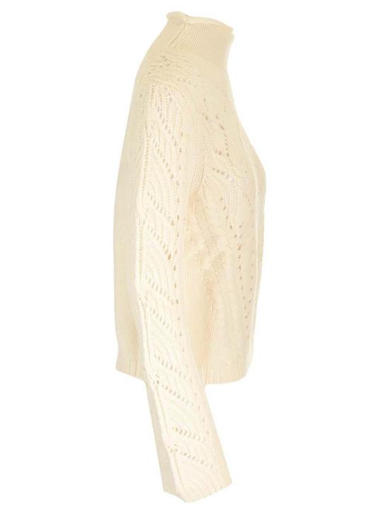 25FW 루루 스튜디오 터틀넥 GUSTAVIAIVORY White - LOULOU STUDIO