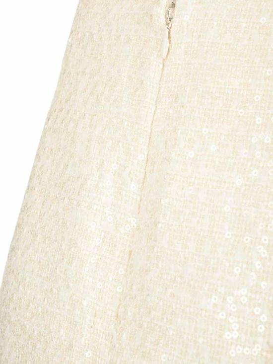 25SS 셀프 포트레이트 미디 스커트 RS25164SKCCREAM White - SELF PORTRAIT