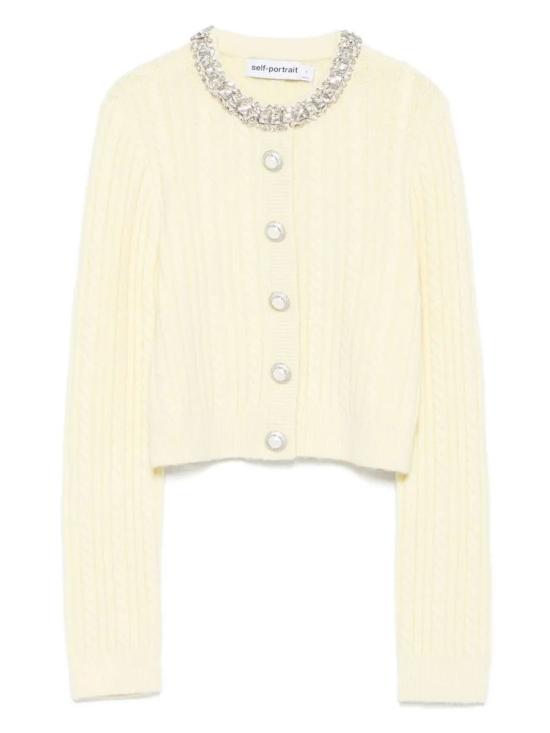 25FW 셀프 포트레이트 가디건 AW25 121CA Y YELLOW