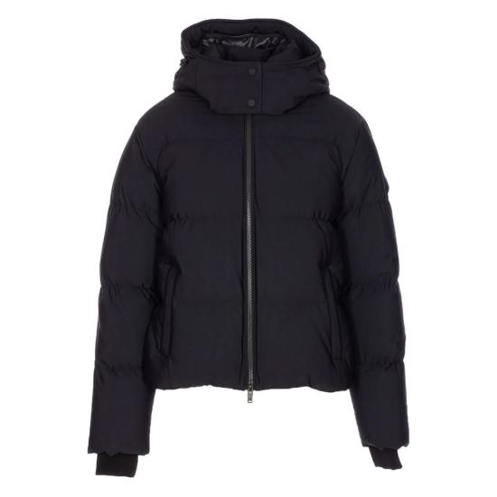 25FW 무스너클 나이럭스 미스티 시어링 트림 푸퍼  M35LJ137S 305 Black