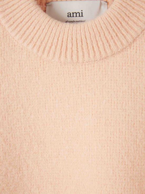 25FW 아미 스웨터 H25UKS836 KN0135 6807H25POWDER OFF WHITE Pink - AMI