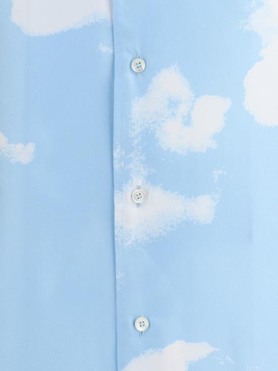 25FW 모스키노 긴팔 셔츠 252ZZ0238252ZZ5251 1293 BLUE - MOSCHINO