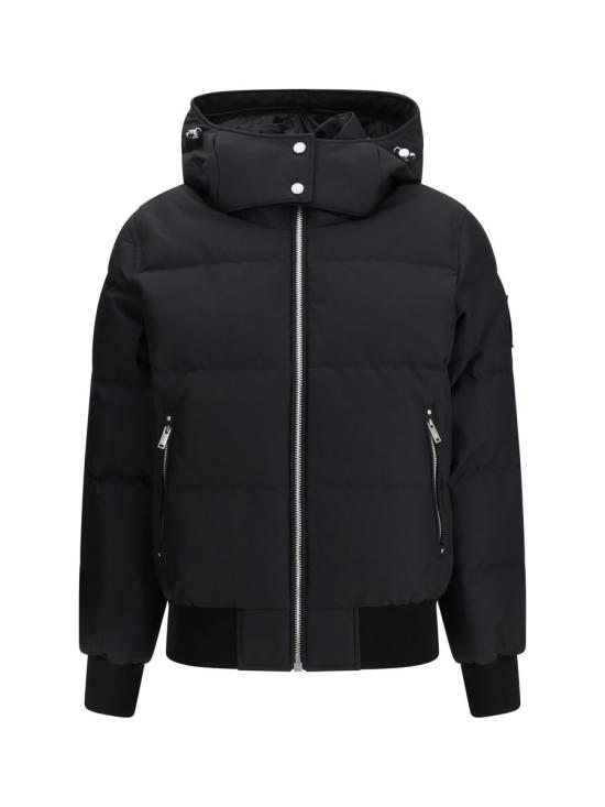 25FW 무스너클 클라우드 시어링 트림 봄버 재킷  M35LB017S 305 Black