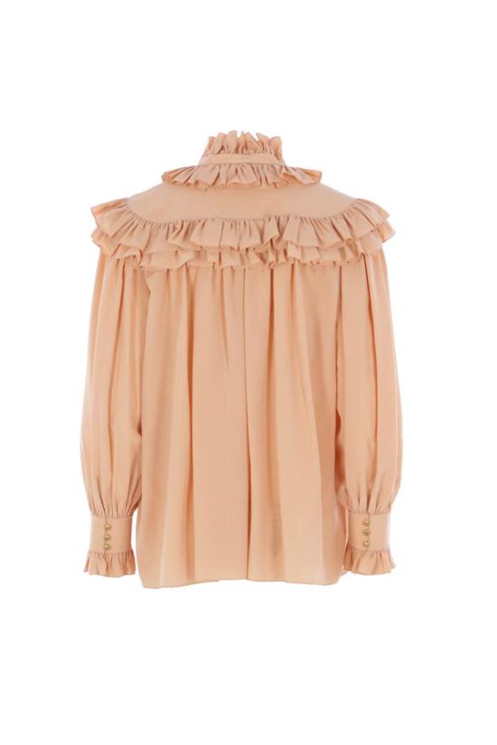 25FW 끌로에 탑 CH25WHT14005285 SAND BROWN - CHLOE