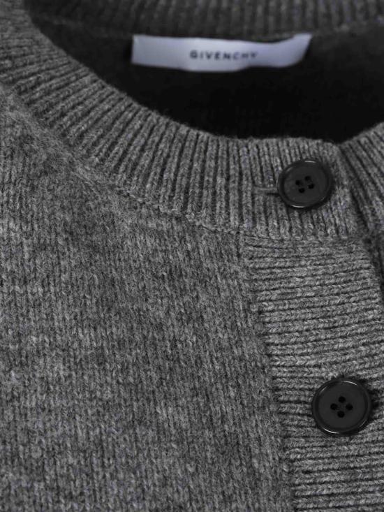 25FW 지방시 가디건 BWK00P4ZSN 033SLATE BLEND GREY - GIVENCHY