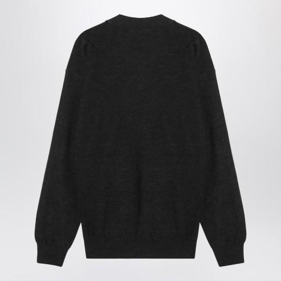 25FW 르메르 릴렉스드 트위스트 가디건 TO1082LK087 R LEMAI BK966 GREY - LEMAIRE