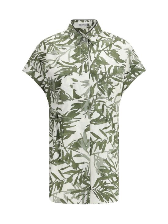 25SS 브루넬로 쿠치넬리 블라우스 ML900NL646 C001 MULTICOLOUR