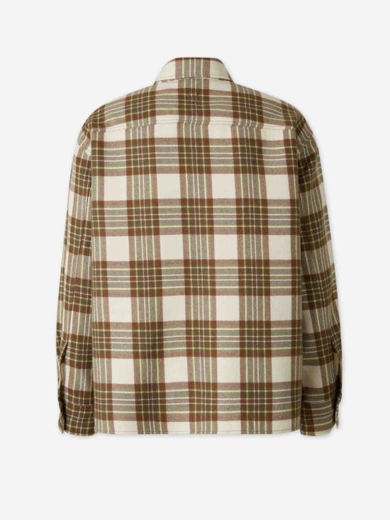 25FW 아미 자켓 H25USH771 WV0094 2186HAZELNUT IVORY LIMEGREEN - AMI