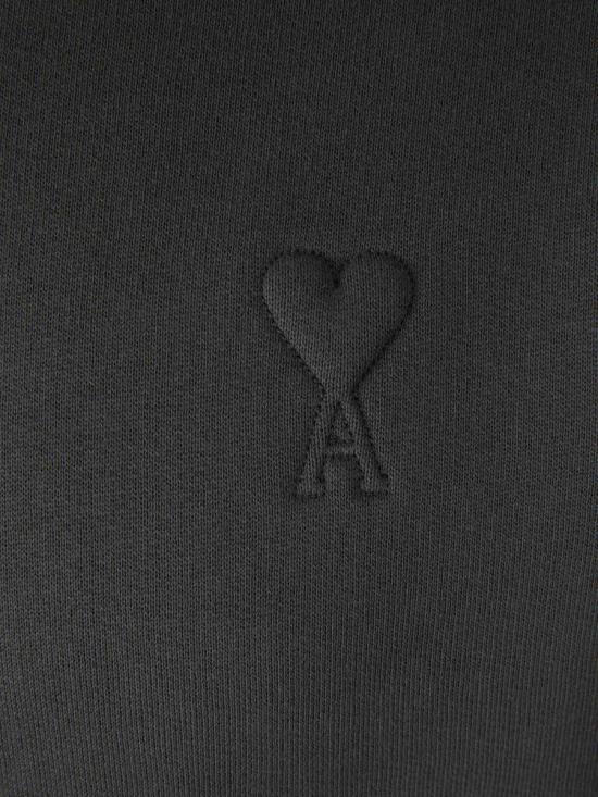 25FW 아미 스웨터 USW755 749 020ANTHRACITE ANTRACITE GREY - AMI