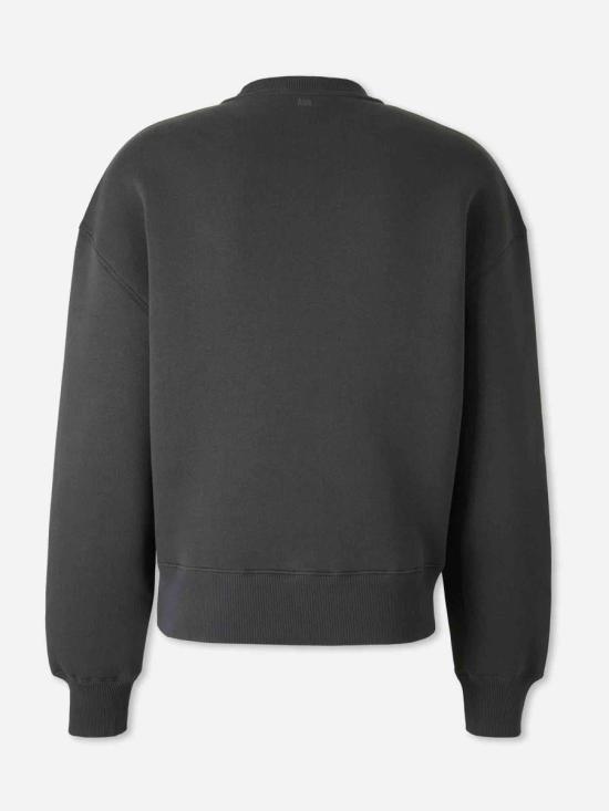 25FW 아미 스웨터 USW755 749 020ANTHRACITE ANTRACITE GREY - AMI