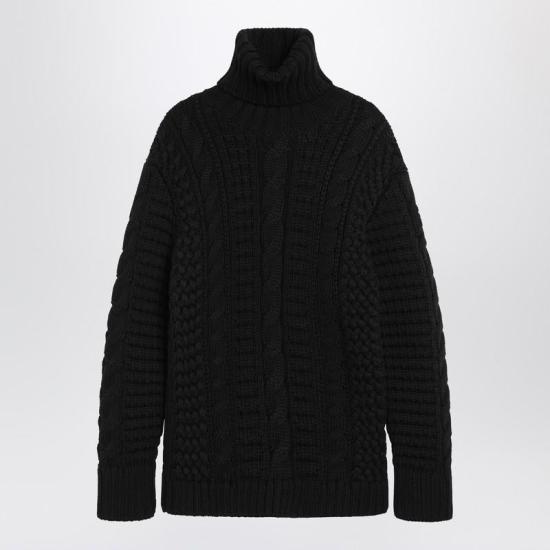 25FW 몽클레어 X 에드워드 에닌풀 터틀넥 9F00002M6727 R MONGE 999 Black