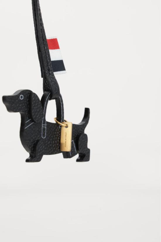 25SS 톰브라운 키링 UAM064A00198001 Black - THOM BROWNE