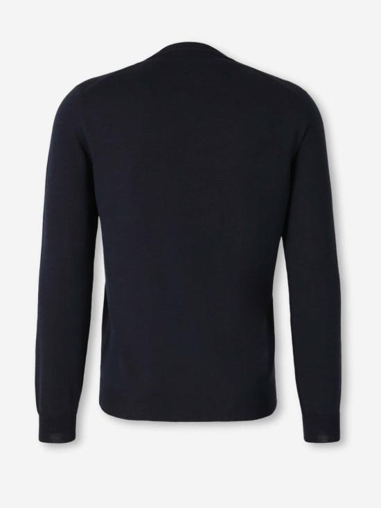 25FW 자노네 스웨터 810234 N0926AZUL MELANGE COLOR 01 MIDNIGHT BLUE - ZANONE