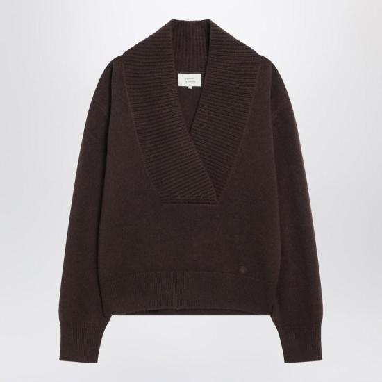 25FW 루루 드 세종 가디건 MAKELAWS R LOULO BR BROWN