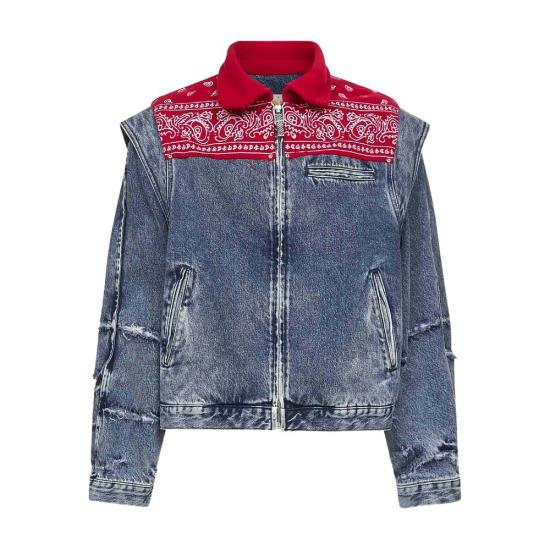 25FW 피디에프 데님 자켓 DFM09027 DF121 WHBLU BLUE