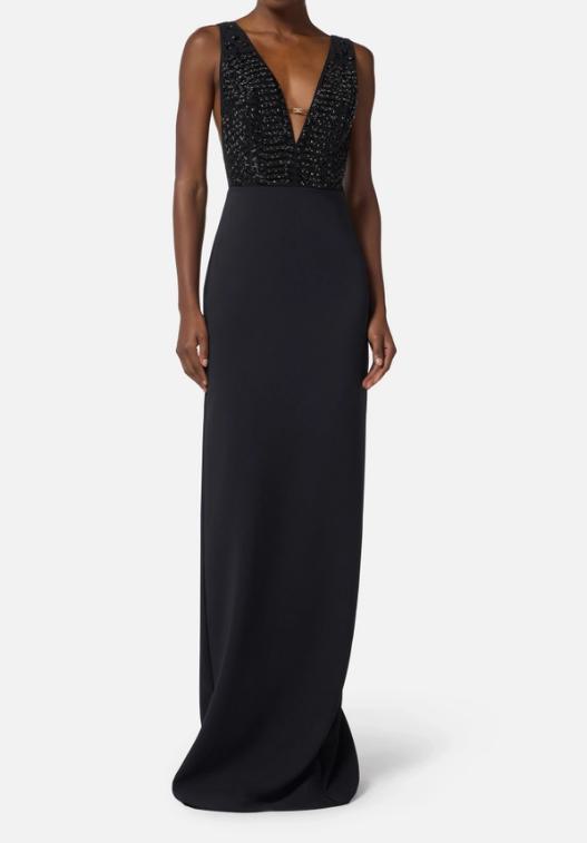 25FW 엘리자베타프랜치 롱 원피스 ABR2457E2110 Nero Black - ELISABETTA FRANCHI