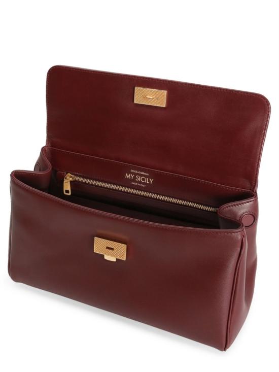  돌체앤가바나 마이 시실리 핸드백 BB7782 B732180346 Burgundy - DOLCE & GABBANA