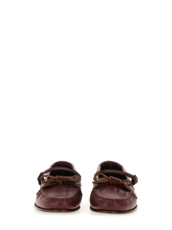 25FW 헤레우 플랫 슈즈 LOSSWFA25007 7 BURGUNDY Burgundy - HEREU